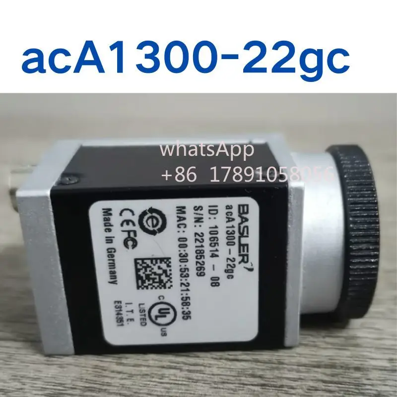 Teste de câmera industrial colorida AcA1300-22gc usada Ok Transporte rápido