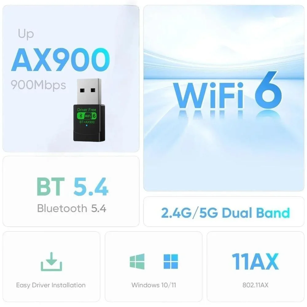 2 в 1 USB WiFi Bluetooth-адаптер 900 Мбит/с 2,4G/5 ГГц двухдиапазонный Wi-Fi 5 ключ высокоскоростной беспроводной сетевой приемник портативный ПК