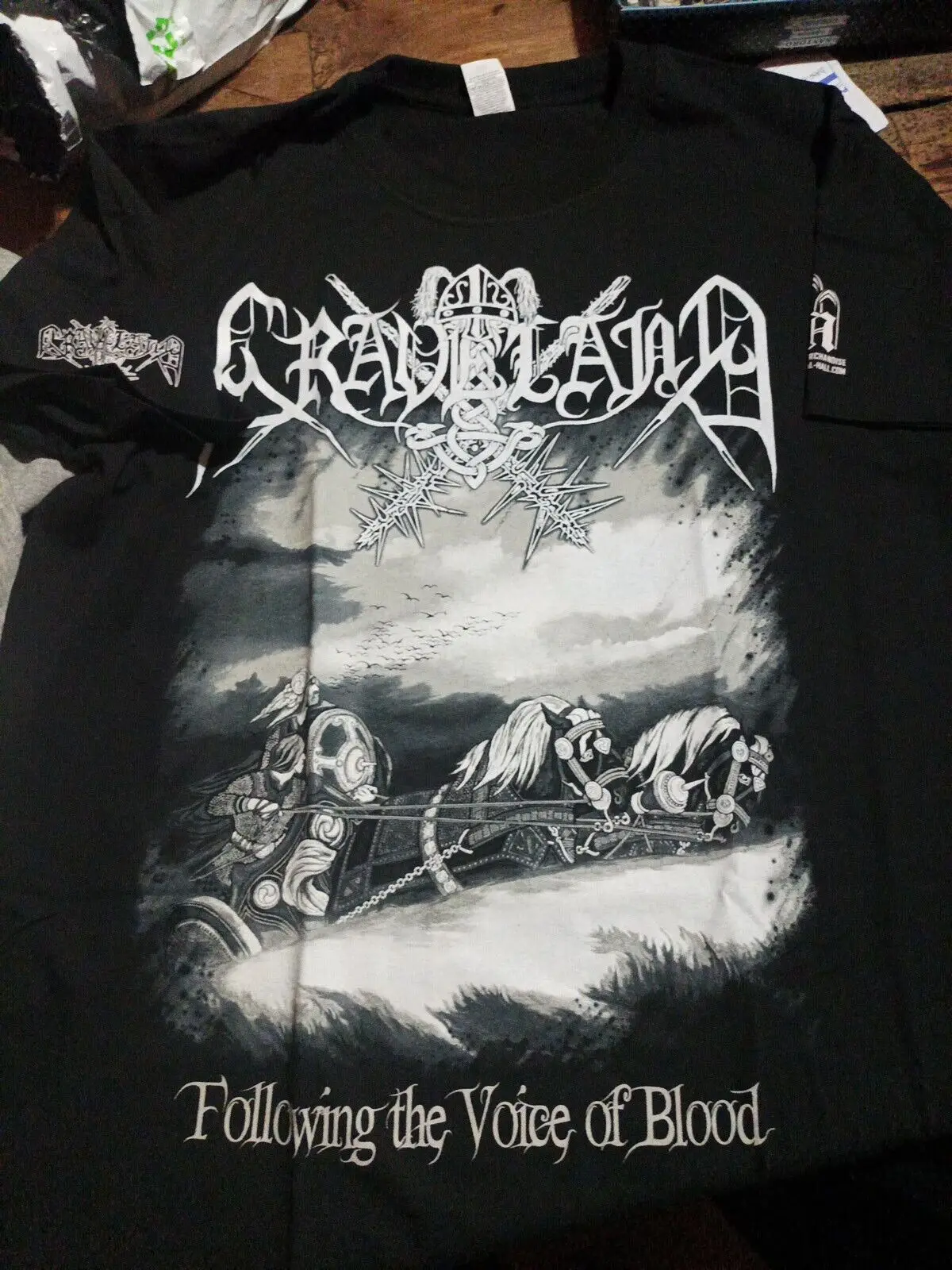 Graveland Following Voices Blood T Shirt L