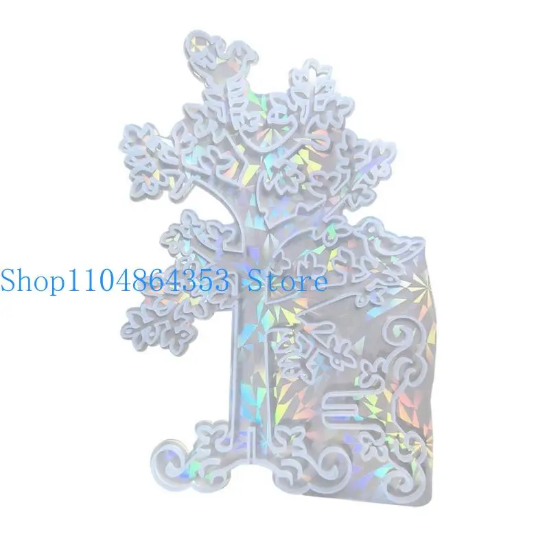 652F Light Holography Silicone Mold DIY Ancient Tree Desktop Decor Crystal Epoxy Resin Molds for Gypsum Plaster Making
