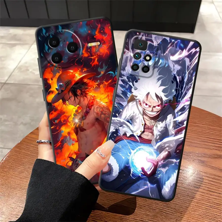 

Чехол для Xiaomi Redmi 9A 9C K60 9T 12 10 K40 K50 Gaming A1 A2 Plus 13C 12C A5 Funda Phone Cover Ones P-Pieces Ace Luffy
