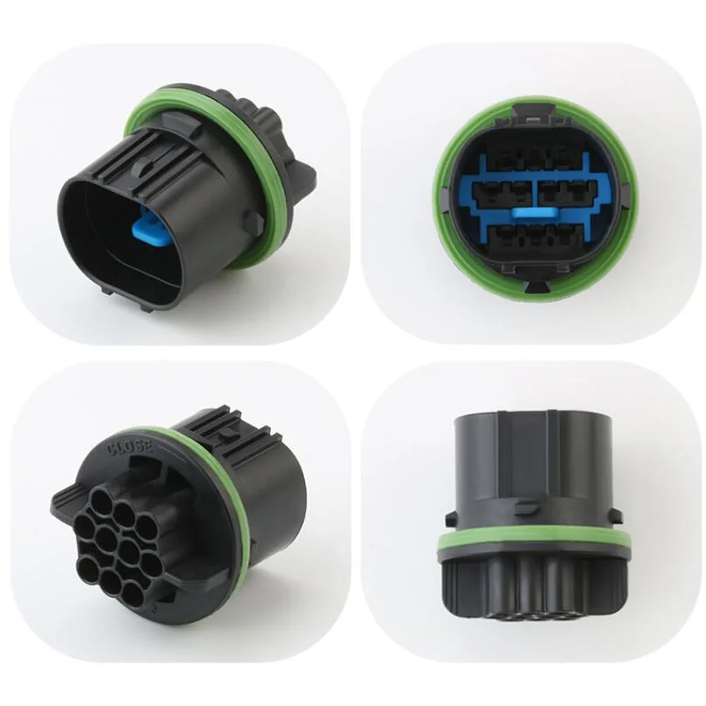 Imagem -04 - Impermeável Masculino e Feminino Fio Conector Terminal Automotivo Plug Vedação de Borracha 10 Pin Socket 100conjunto Hp48110021 Hp406-10021