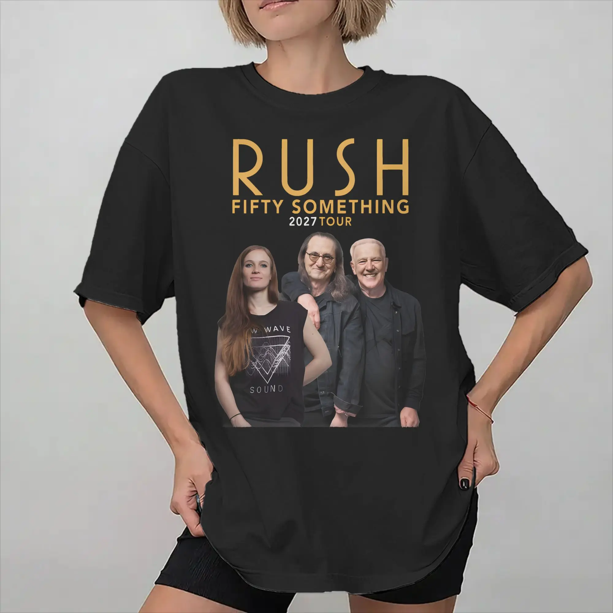 Rush Band Fifty Something Tour 2026 Merch Unisex T Shirts 100% Cotton Tee Print  T-shirt Clothing