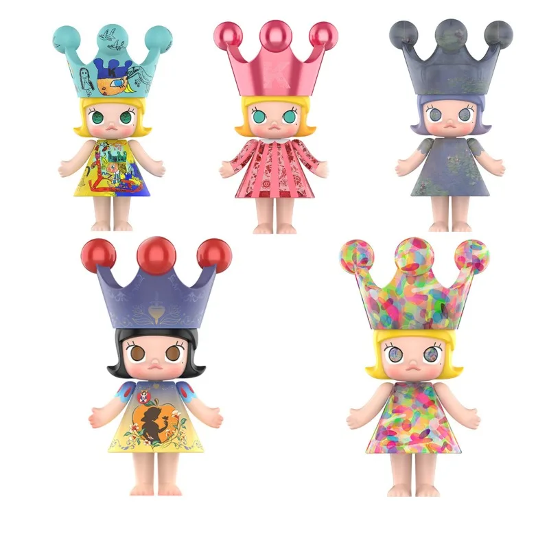

POP MART ROYAL MOLLY 400% серия Белоснежка Водяная лилия Манман Цветочные падения Принцесса Гарри Поттер Кролик Волна Модная игрушка орнамент