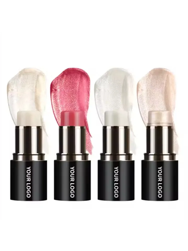 Bâton surligneur de marque privée 7g, Logo personnalisé, mat, Contour, imperméable, longue durée, éclaircissant, scintillant, maquillage végétalien