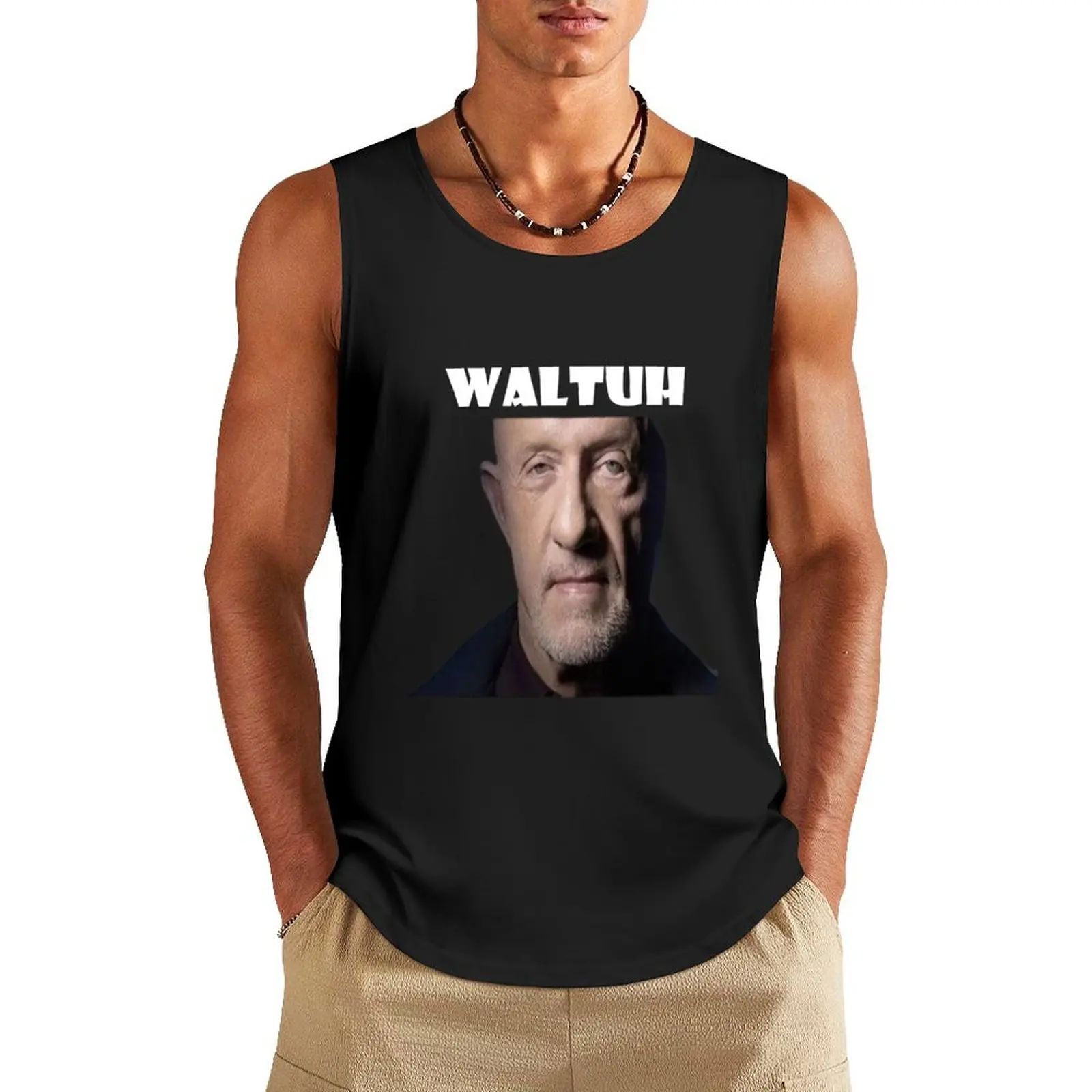 

Waltuh Tank Top sleeveless gym shirt man fitness Men's t-shirts gym clothing