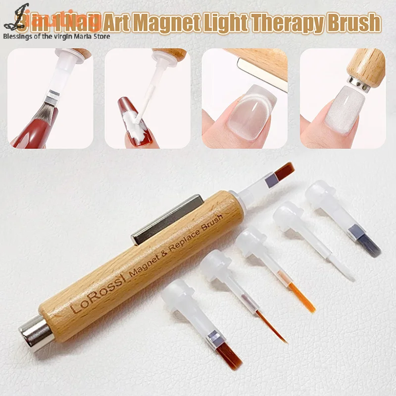3 in 1 multifunzionale forte magnete per occhi di gatto UV/LED gel spazzola di ricambio bastone magnetico per unghie per manicure di design per nail art