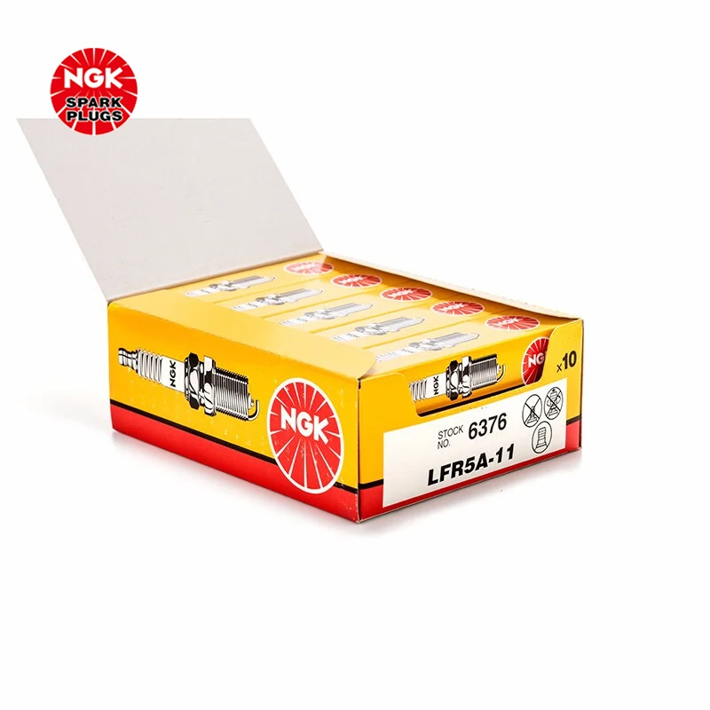 

NGK nickel alloy spark plug LFR5A-11 6376 is suitable for Hyundai Sonata, Lingxiang, Santa Fe OE 18841-11051