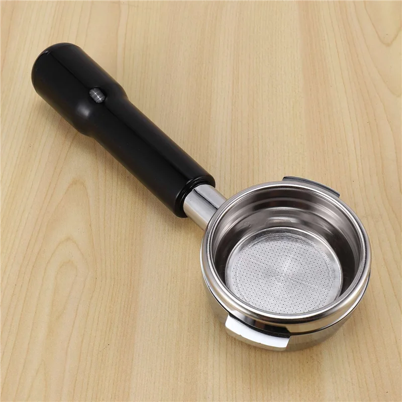 

New 2 Pcs 58MM Bottomless Stainless Steel Professional Espresso Coffee Machine With Single And Dual Cups Filter Basket