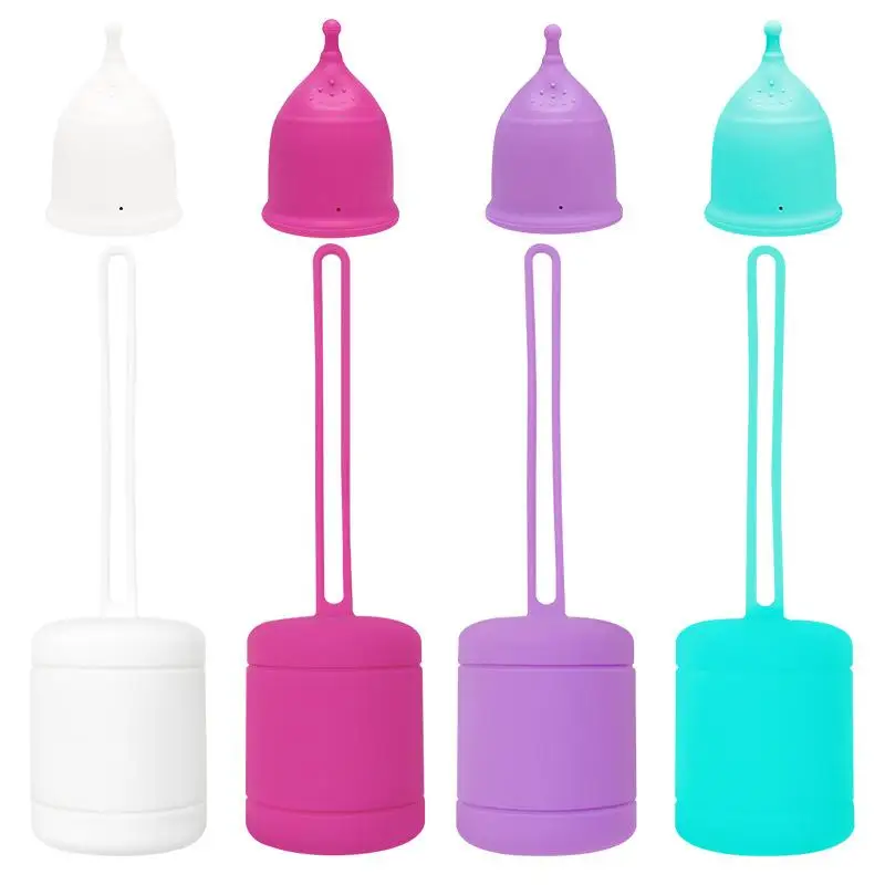 Menstrual Cup Disinfection Storage Box Leak-proof Lady Women Menstrual Period Cup Storage Bag Period Cup Case Feminine Hygiene