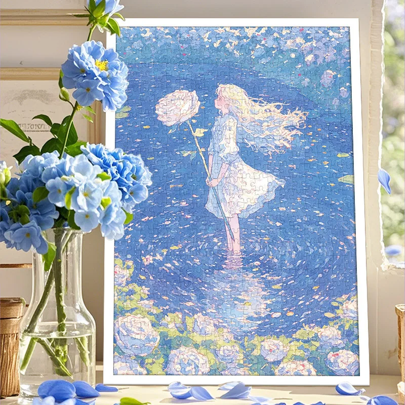 GUBU Complex 500/ 1000-Piece Jigsaw Puzzle with Vintage Illustrations - Mind Challenge Games for Family Night Amazon Best Seller