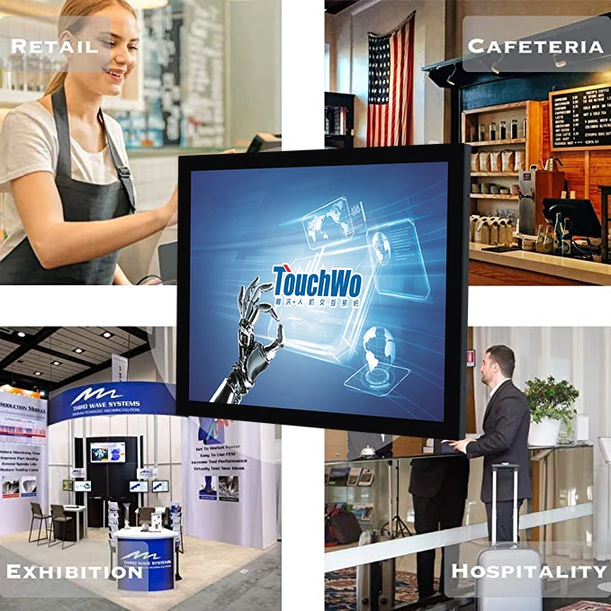 TLF 10,4 12 15 inch J1900 industriële touchscreen pc HMI-besturing industriële pc ingebed