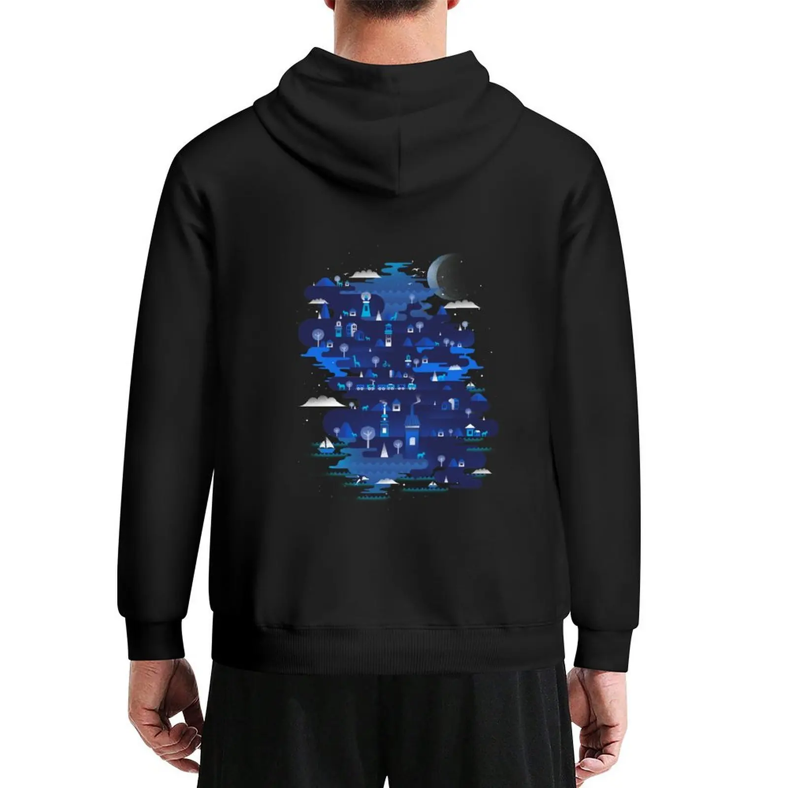 

Midnight Blue Hoodie autumn blouse men's sweat-shirt men's sweat-shirt set mens hoodies