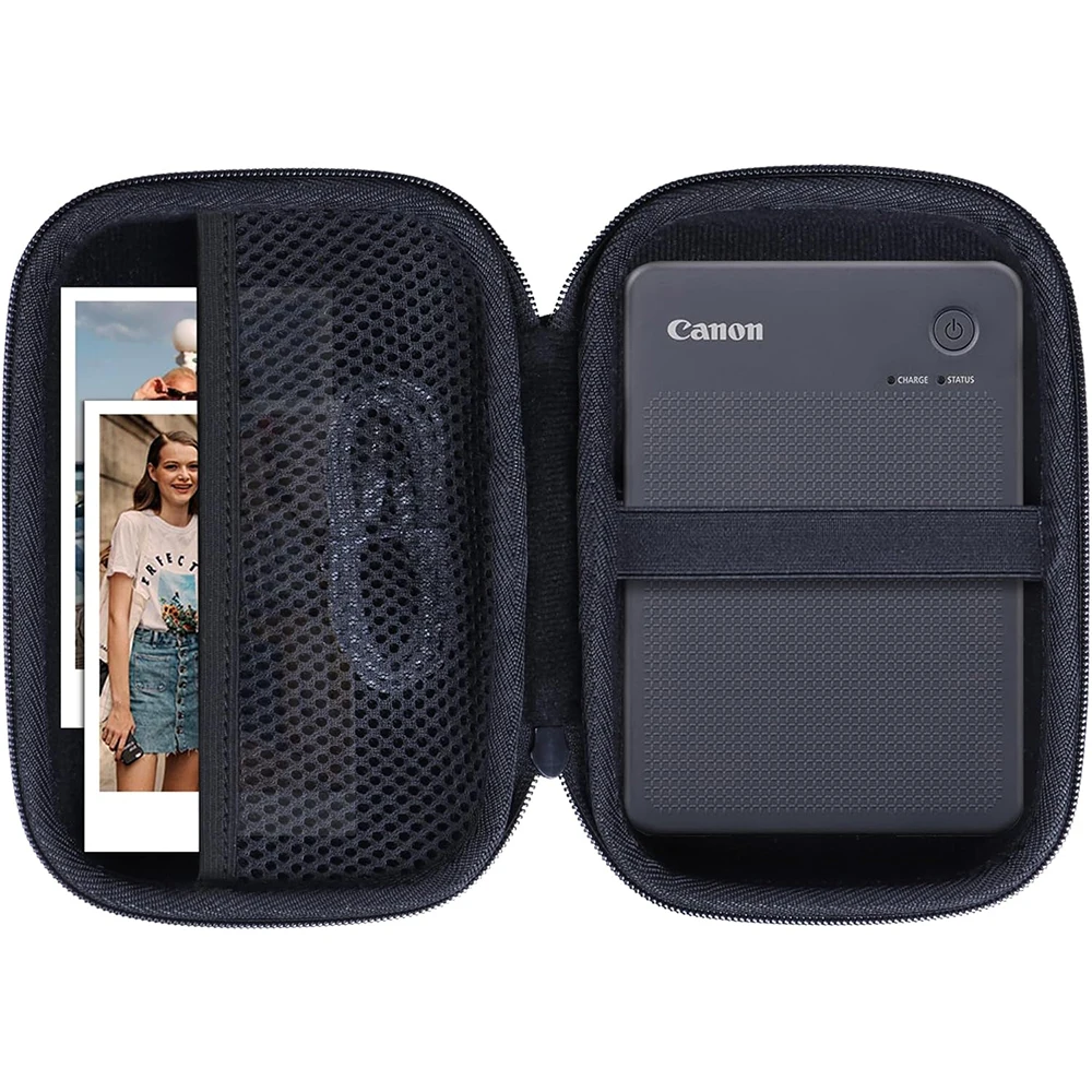 Hard Protective Case for Canon SELPHY QX20 / SELPHY Square QX10 Mobile Photo Printer (Black)