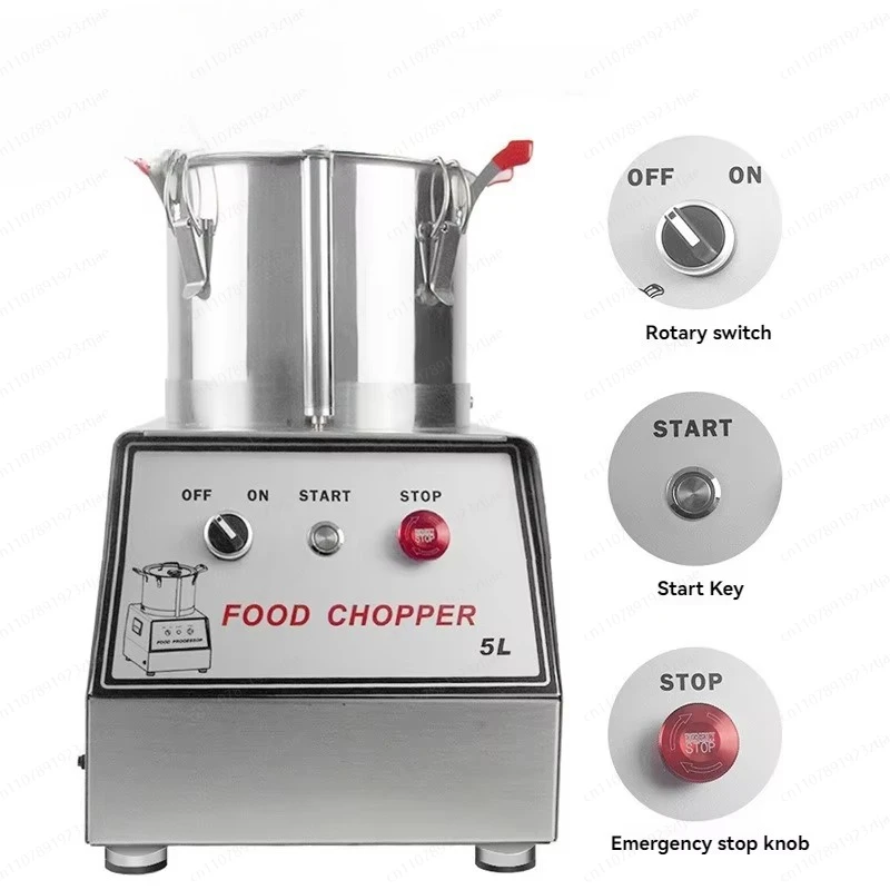 Commercial 5L Multifunctional Electric Meat Grinder Mixer
