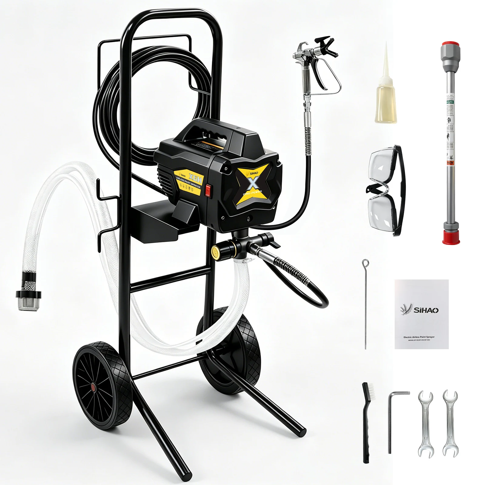 VEVOR Pro Leg Stretcher 220LBS Macchina per lo stretching delle gambe AirlessSprayingMachine