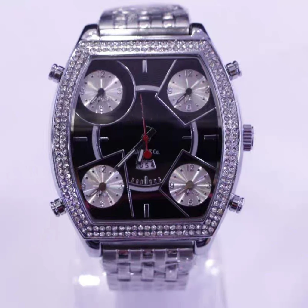 jkCO watch multi-movement non-mainstream hiphop hip-hop belt girl boy quartz watch