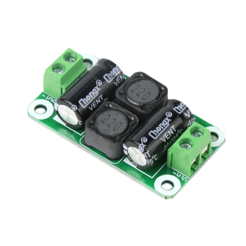 1pcs DC Power Filter Board 0-50V 4A Class D Power Amplifier Module Interference Suppression Board EMI Suppression