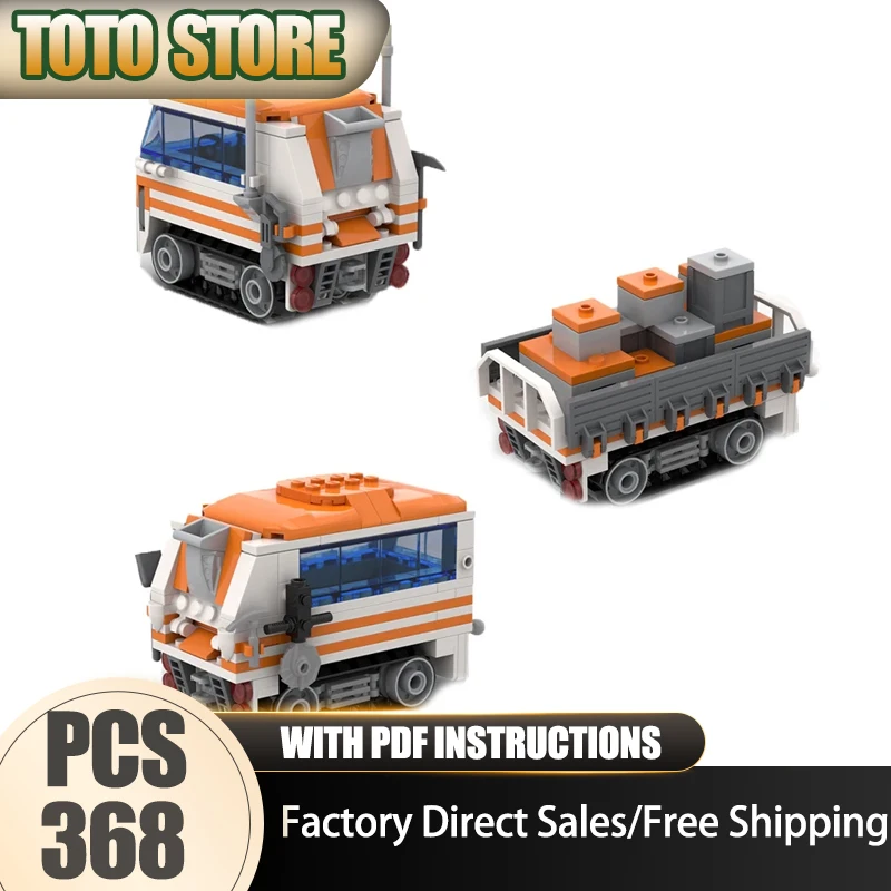 

Moc Building Blocks SBA Cargo Trailer Model Technology Modular City Cars Gift Urban Truck Model Construstion DIY Assembly Toys