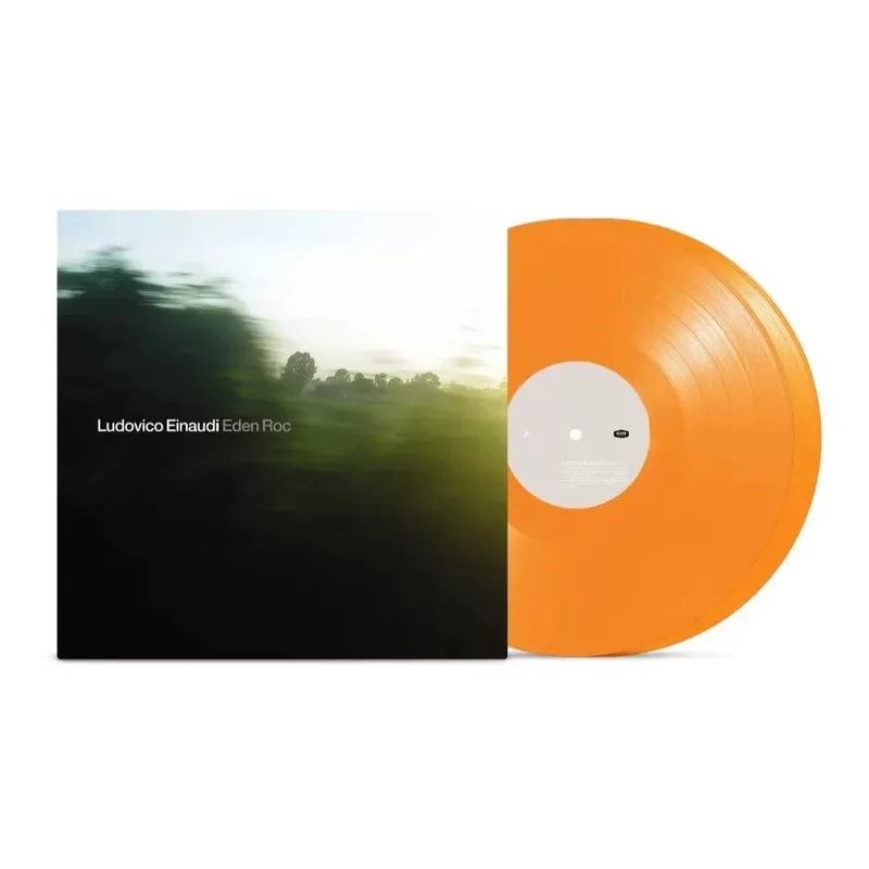 Disco de Vinilo Naranja de Reeditación de Eden Roc de Ludovico Einaudi, Original, para Reproductores de Vinilo
