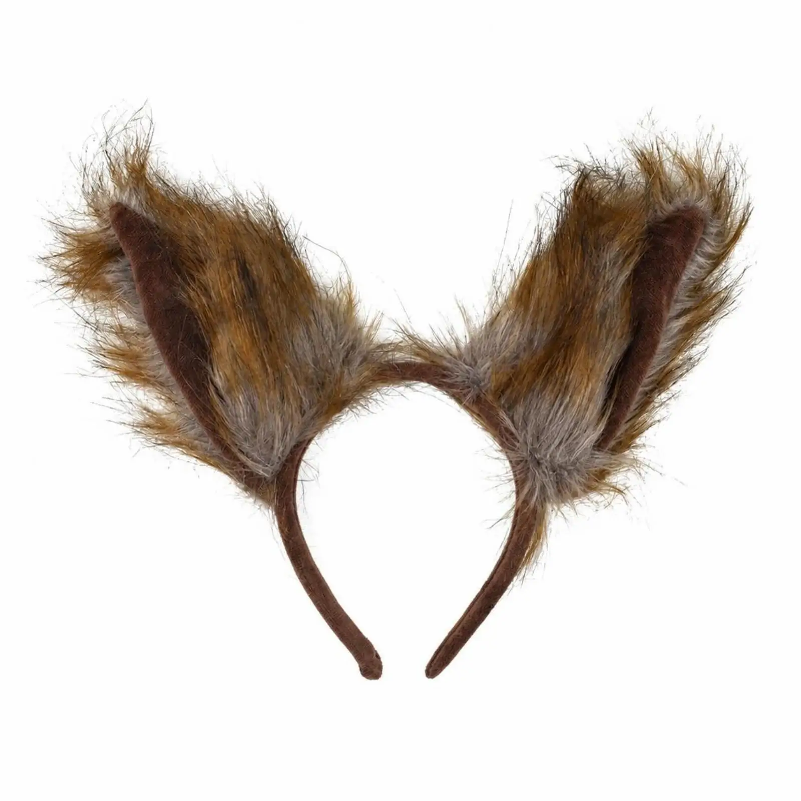 Wolf Ears Headband Faux Dog Ears Headband Furry for Halloween, Cosplayers