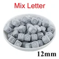 mix gray letter