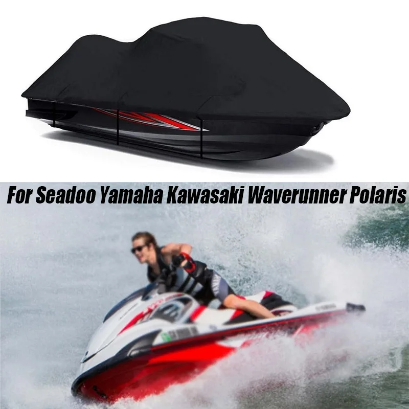 Outdoor Jet Ski Waterproof Cover 210D Dust Cover Marine Grade UV Protection For Seadoo Yamaha Kawasaki Waverunner Polaris