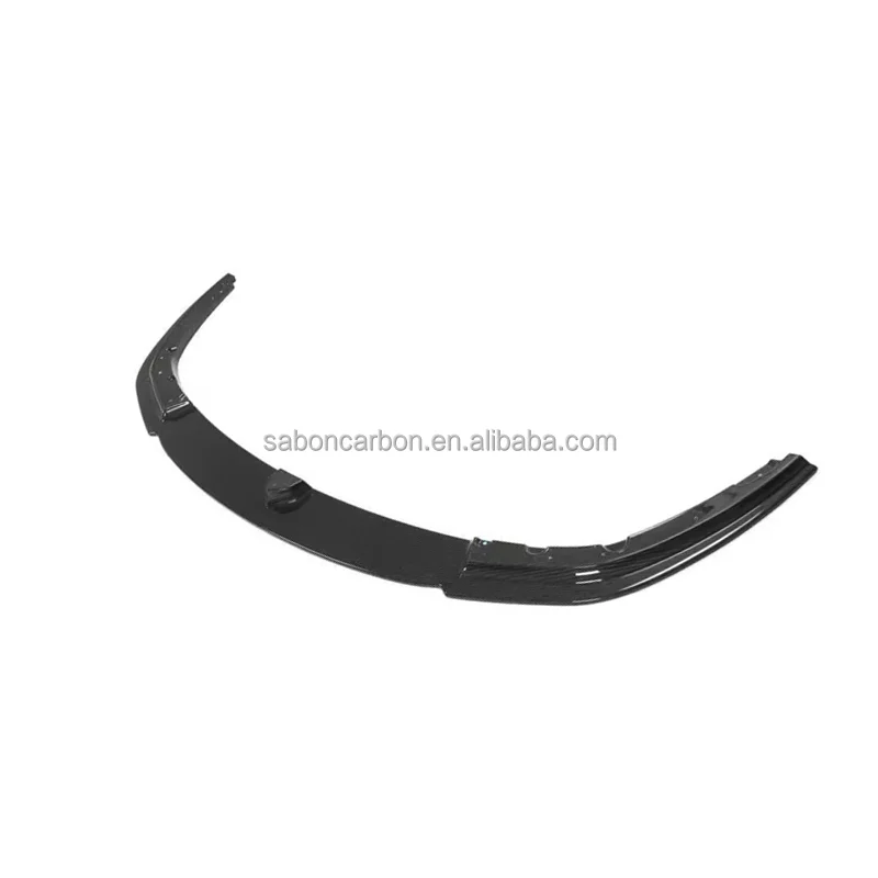 19-22 M8 F92 Front Splitter AC style Carbon Fiber Front Bumper Lip Spoiler Splitter For BMW F91 F92 F93 M8