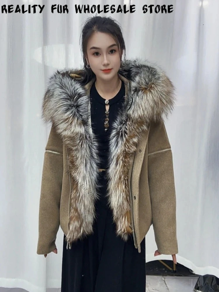 Ladies Hooded Winter Padded Coat Faux Fur Detail Zip‑Up Stylish Relaxed Fit Outerwear Warm Autumn Winter Short Jacket for Womenv