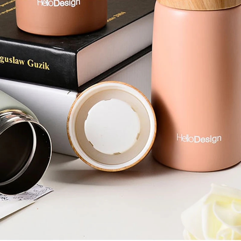 Insulated Coffee Mug 304 Stainless Steel Tumbler Water Thermos Vacuum Flask Mini Water Bottle Portable Travel Mug Thermal Cup