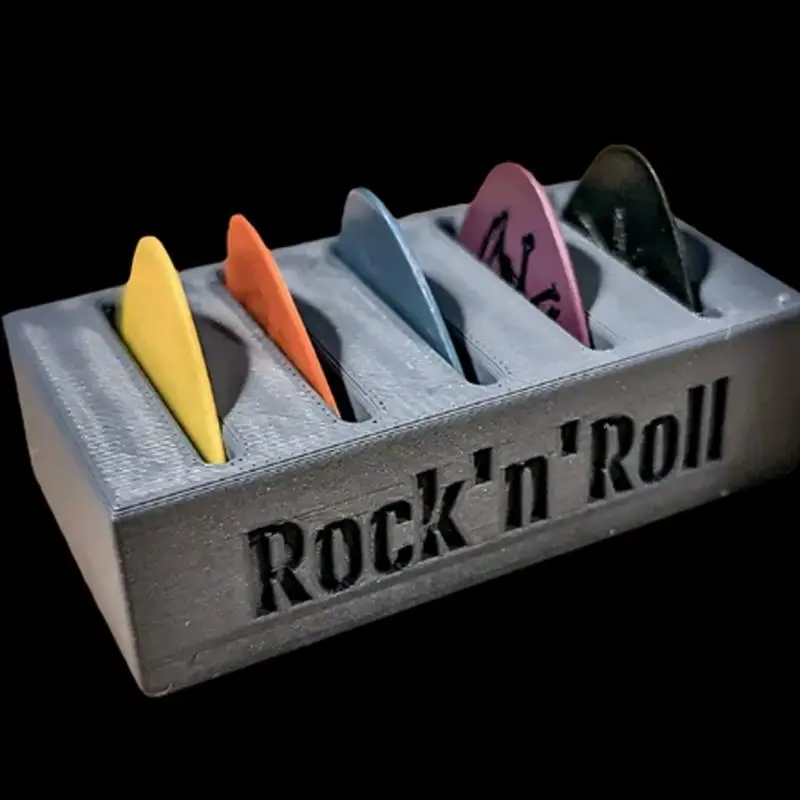 Durable Pick Holder Storage Case Organizers Efficient Guitar Pick Accessory Organizers Holds Multiple Picks K1YF