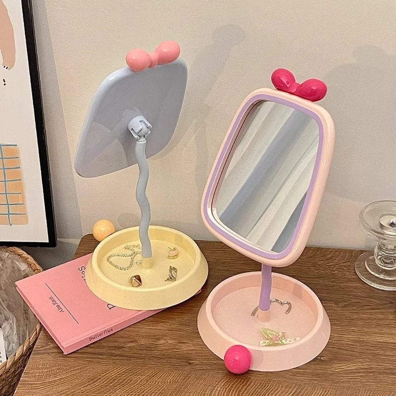 

Small Travel Mirror Funky Design Modern Living Room Mirror Standing Girls Espejo Maquillaje Luz Home Decoration Accessories