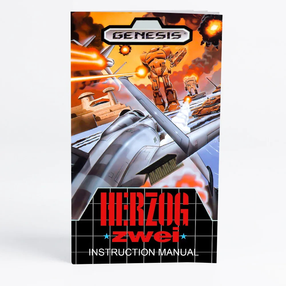 

Игровая карта Herzog Zwei для игровых приставок SEGA Mega Drive Genesis, версии EUR, JAP, US, с коробкой и инструкцией.