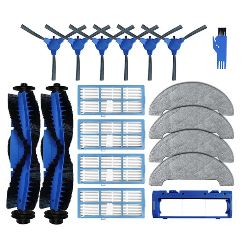 

L32P_For Hosome G9070 Robot Parts Main Side Brush Hepa Filter Mop Rag Wipe