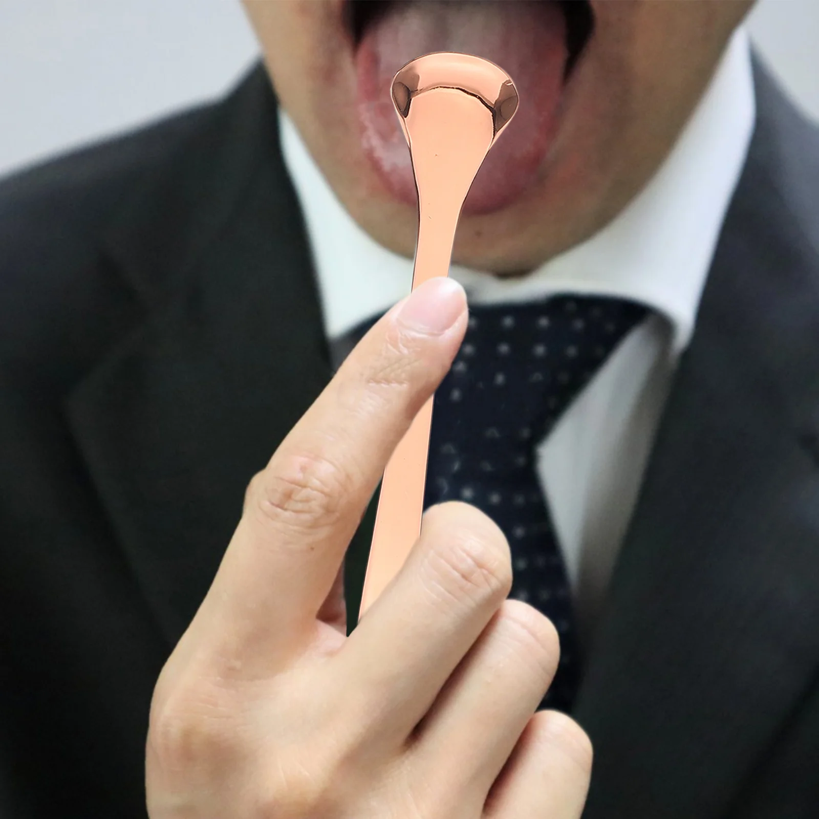 Прочный скребок для языка из нержавеющей стали, инструмент для ухода за полостью рта для взрослых, унисекс, металлическая щетка для чистки языка для свежего дыхания