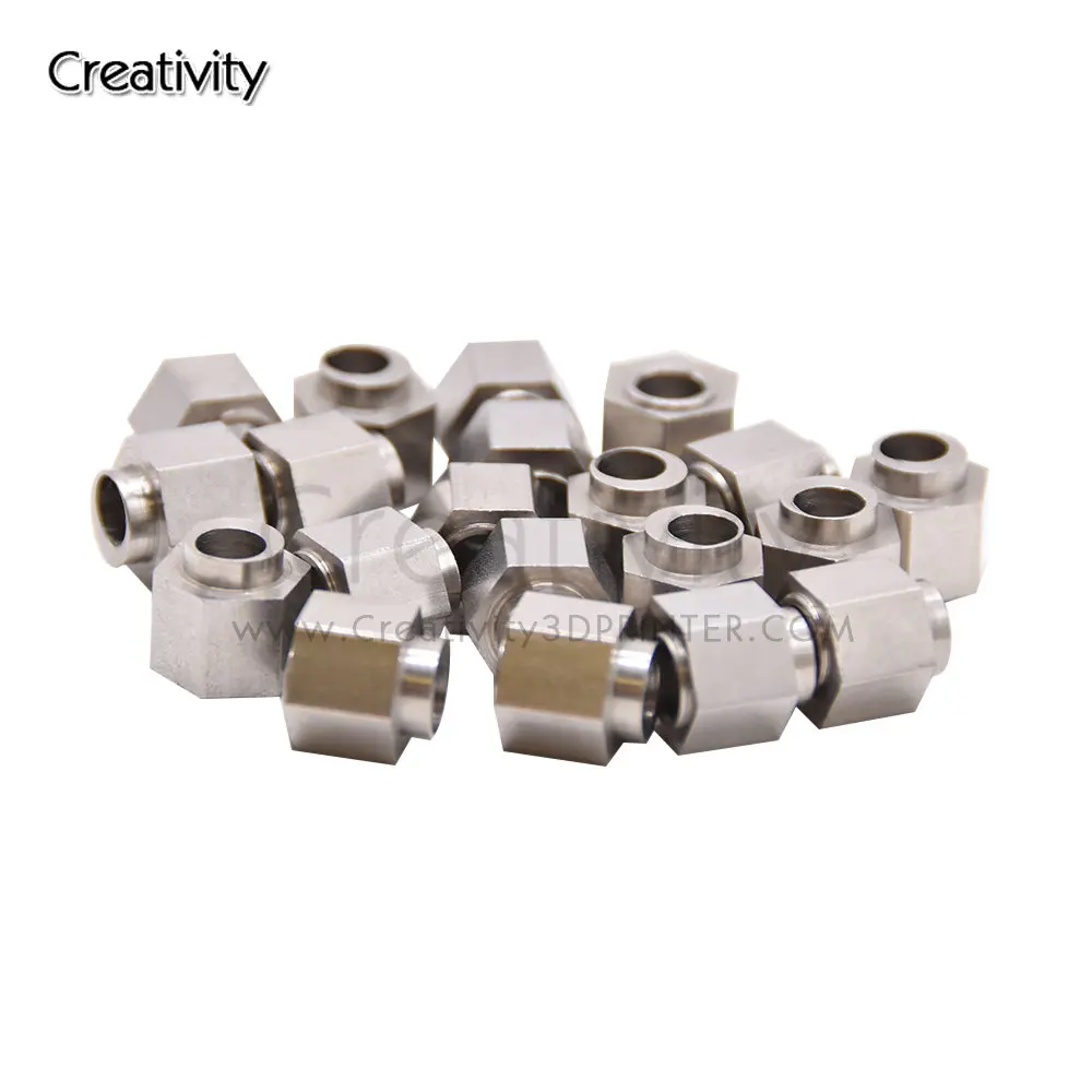 10/20/100PCS 3D printer Eccentric Spacer V Wheel Eccentric Column Isolation Screw Nut V Slot Stainless Steel Bore 5MM