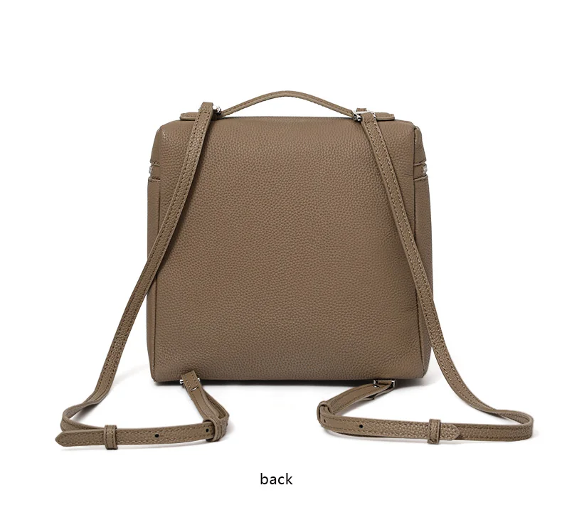 Hochwertiger Lederrucksack für Damen, Neues Modell 2026, Modische Große Echtledertasche für Pendlerinnen – Detail 13