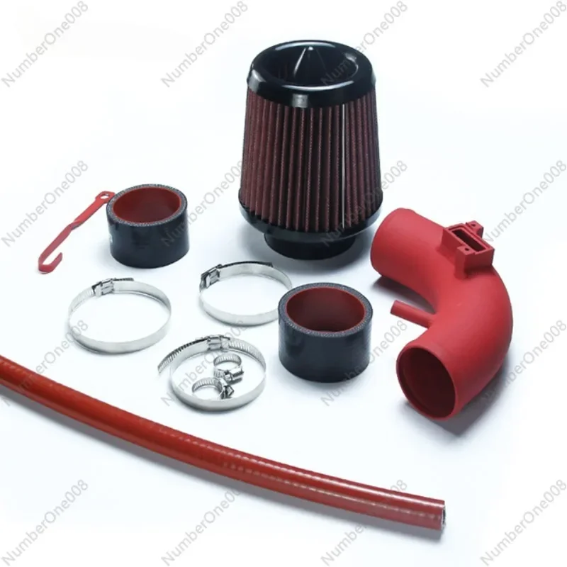 Red Aluminum Mushroom Air Intake Filter Kit, Fit GK5 Engine, Air Conditioning System, Performance