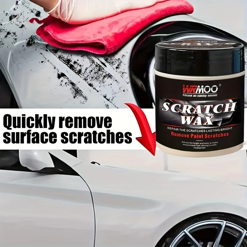 Car Scratch Repair Kit - Paint Repair, Polishing and Polishing, Contains Anti-Scratch Wax and Sponge