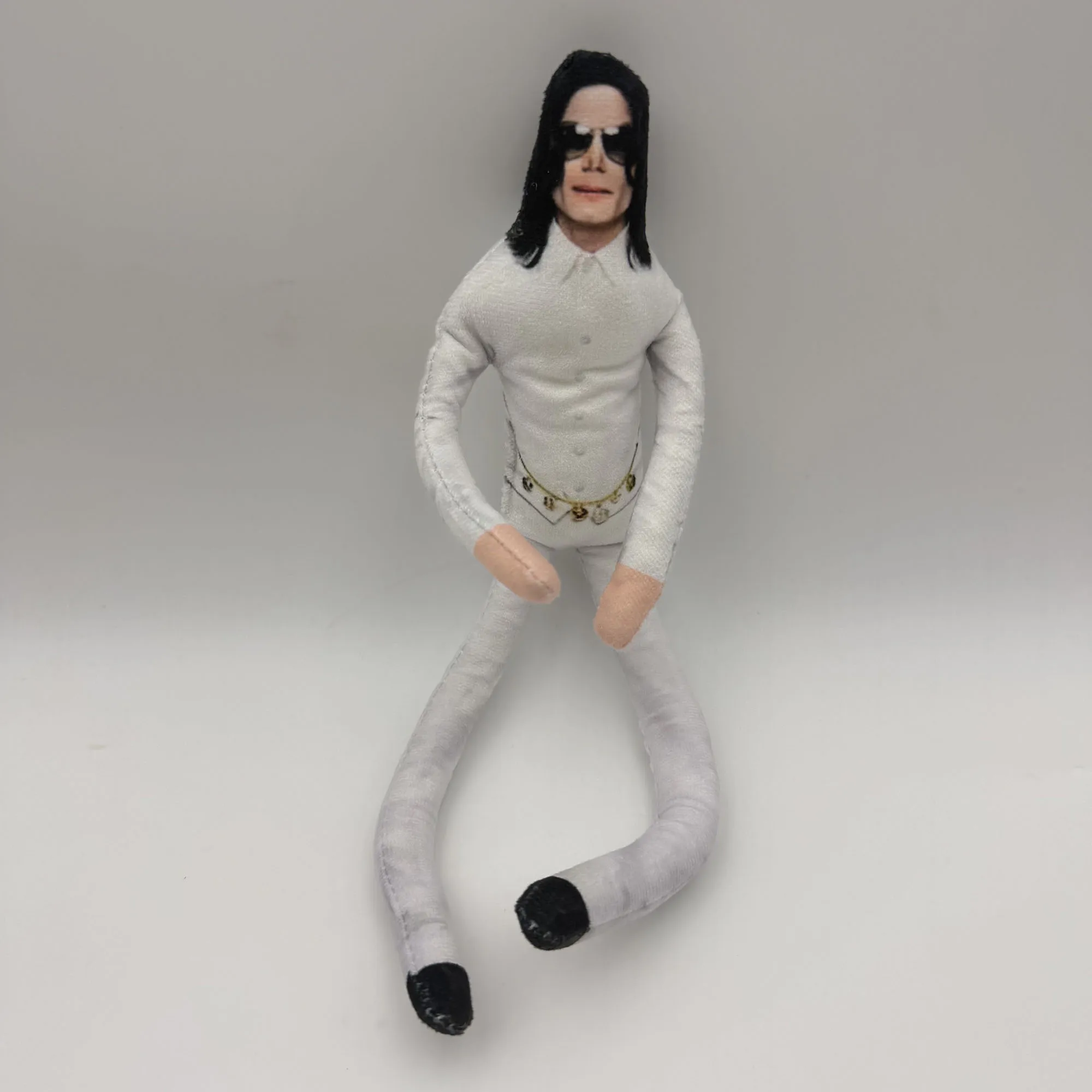 6 Stück Anime Michael Jackson Cosplay Requisiten-Puppe Plüsch-Stofffigur mit Beweglichen Gelenken Raumdekoration Geschenk für Fans