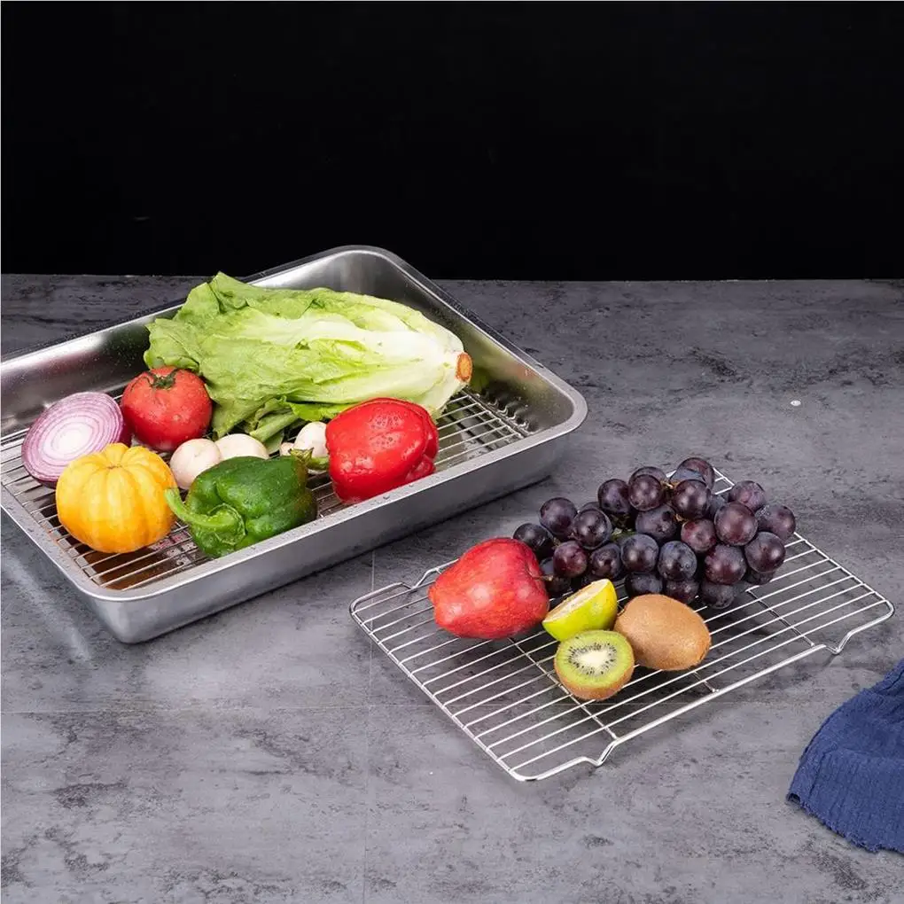 

Barbecue Net Cooling Rack Baking Tool Rustproof Convenience Kitchen Gadget