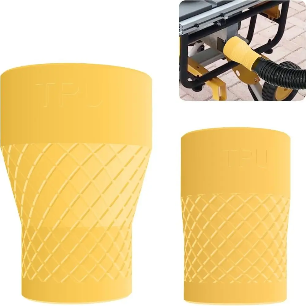 Portable TPU Vac Hose Adapter Flexible Universal Table Saw Vacuum Adapter Quick Connect Vacuum Connector Adapter Power Tools