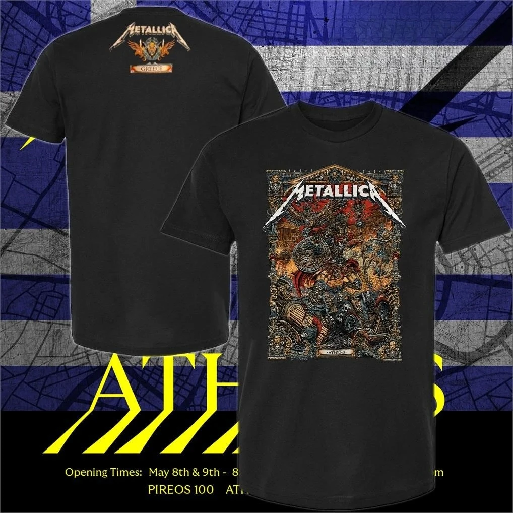 Metallica M72Athens May 9, 2026 Olympic Stadium in Athens, Greece T-Shirt