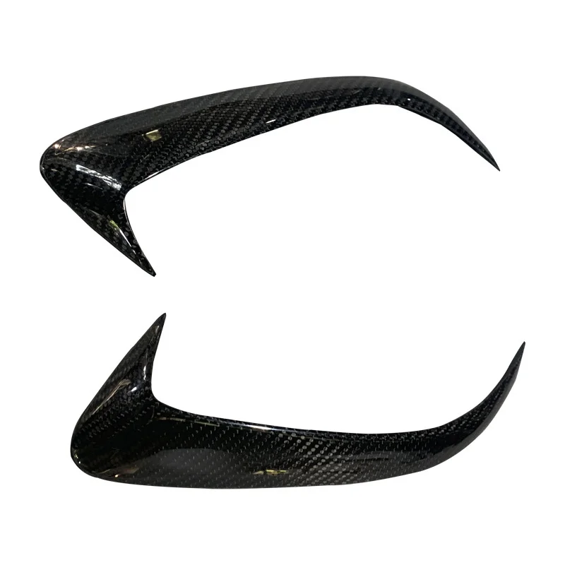 

Carbon Fiber Fibre RearBumper Lip Spoiler Wing Canards Fit For Mercedes Benz C-class C200 C260 W205 2015-2021