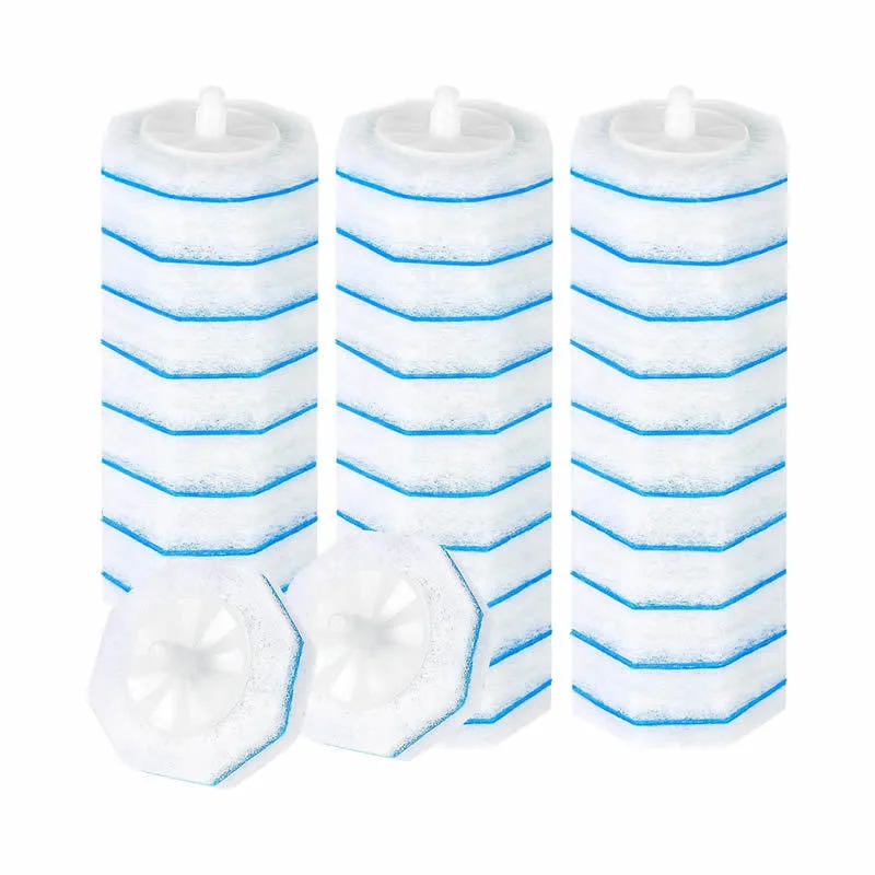 2026New Model Disposable Toilet Brush Replacement Head, Universal Sponge With Base, No Dead Corners, Complete Set
