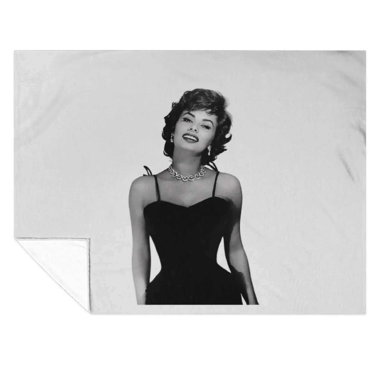 

Sophia Loren, 1950s. Throw Blanket anime Decorative Beds for babies Camping Blankets