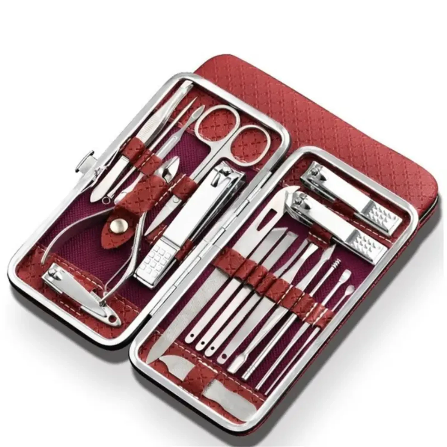 19 in 1 Stainless Steel Manicure Pedicure Set for Foot Care