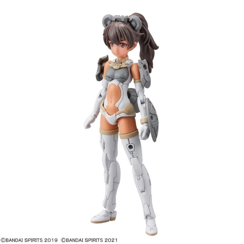In Stock Bandai Original MINUTES SISTERS 30MS  SIS-A00 Luluce C Anime Action Figures assembly Model Toys desktop Ornament Gifts