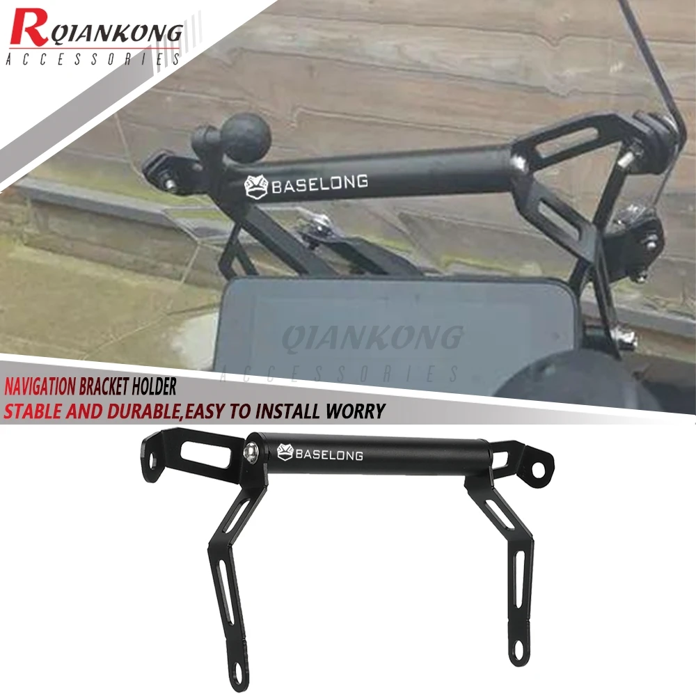 FOR QJMOTOR Parts Motorcycle Smartphone GPS Mount Phone Holder Navigation Bracket SRT600 2022-2023 SRT750 2021 SRT800 2023-2024