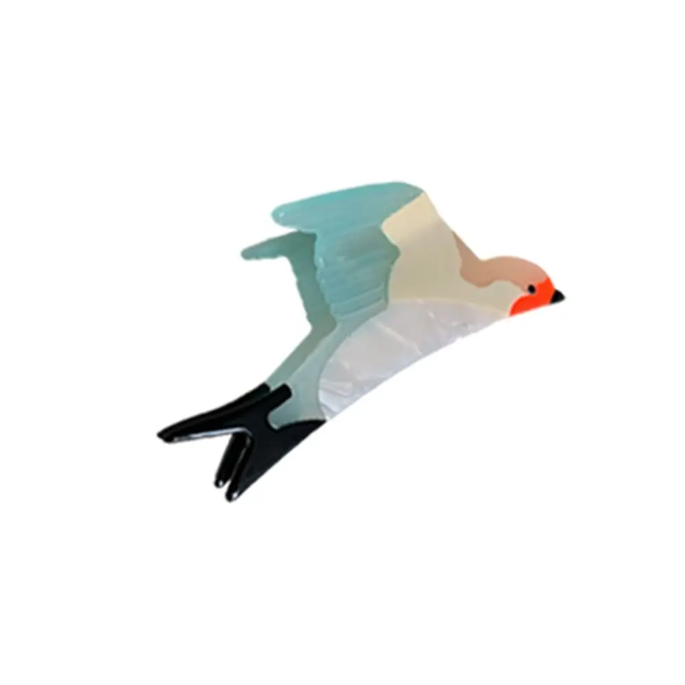 

Creative Acetate Animal Hair Claw Bird Rainbow Cat Hair Clip Animal Watermelon Acetate Shark Clip Wash Face